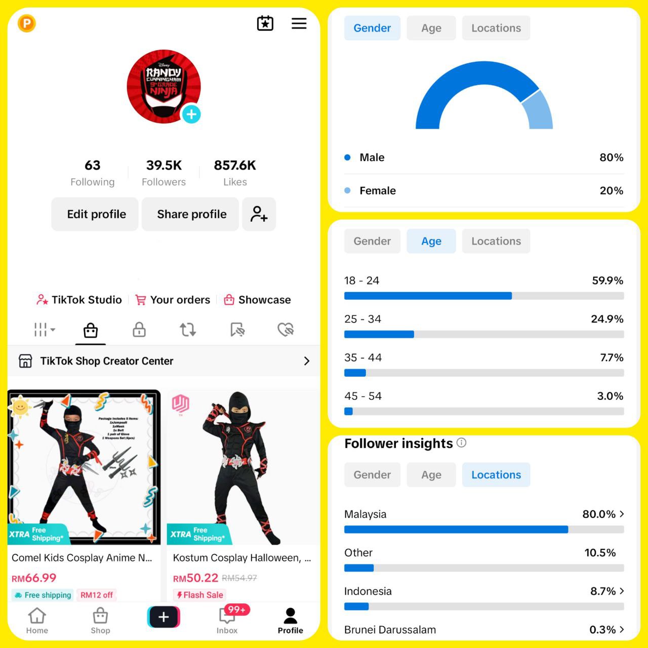 Acc TikTok 39K_0