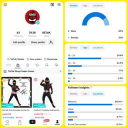Acc TikTok 39K