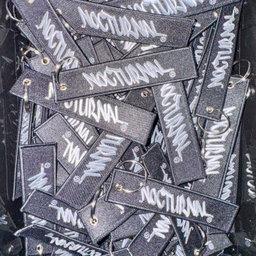 OG nocturnal fabric keychain