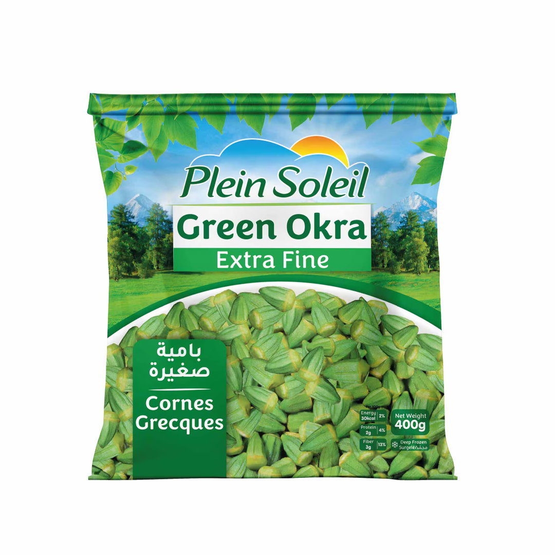 PLEIN SOLEIL GREEN OKRA FROZEN 400G