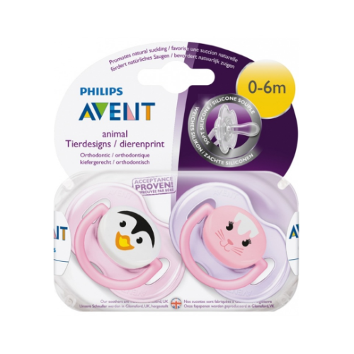 Lot de 2 tétine Avent 0-6m
