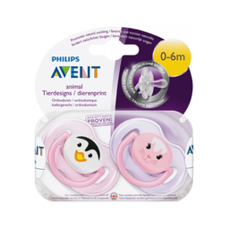 Lot de 2 tétine Avent 0-6m