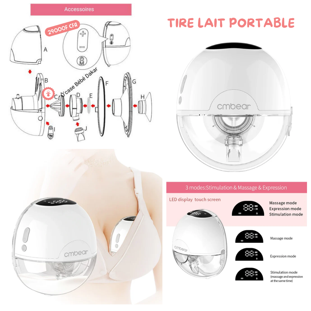 Tire lait électrique portable Cmbear_5