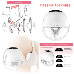 Tire lait électrique portable Cmbear