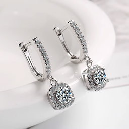 Silver Drop Earring