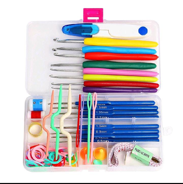 Crochet hooks-knit set -16 size_0