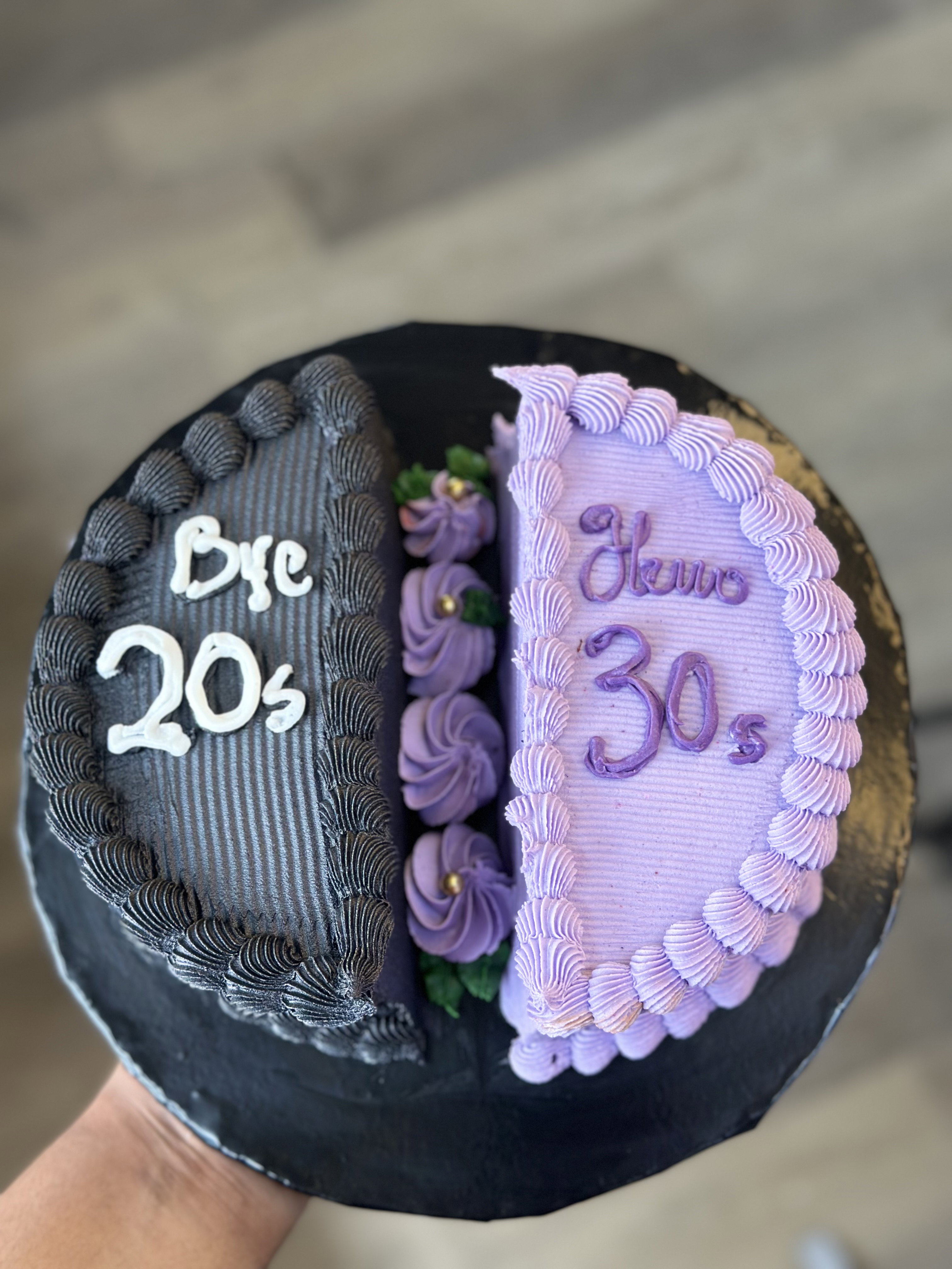 Split Design Cakes
