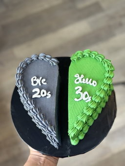 Split Design Cakes