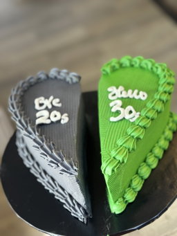 Split Design Cakes