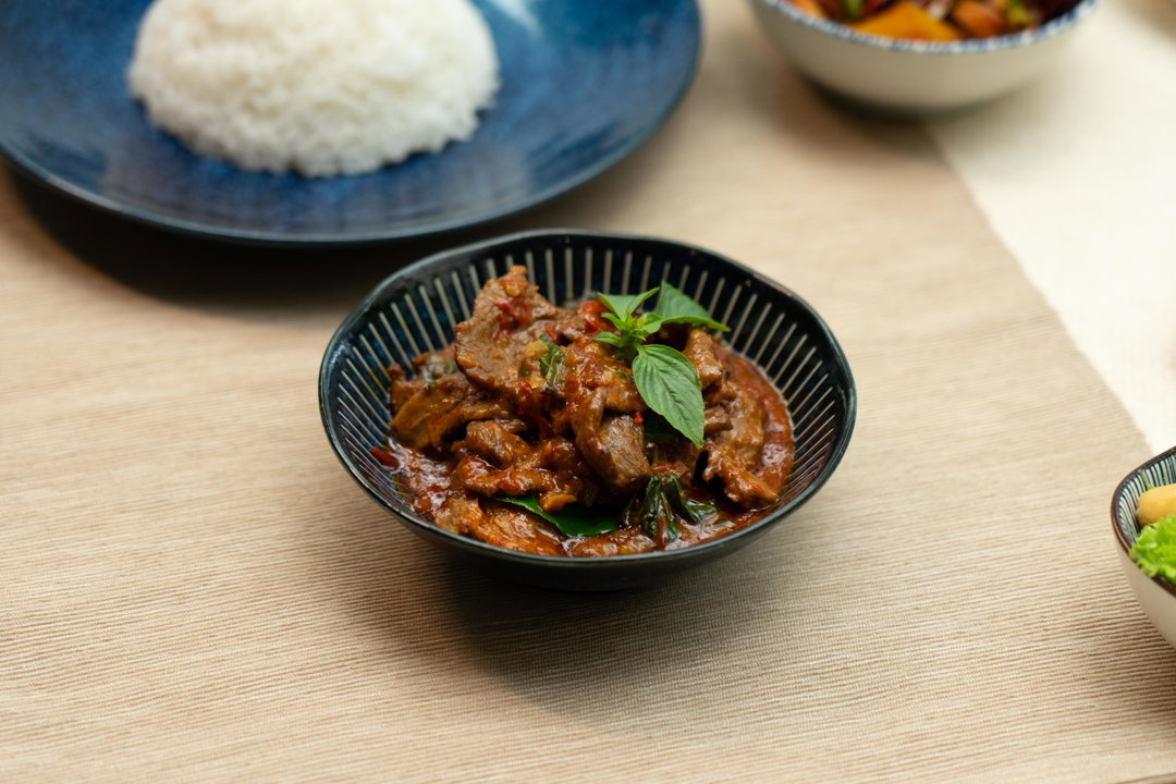 Thai Spicy Beef with Rice