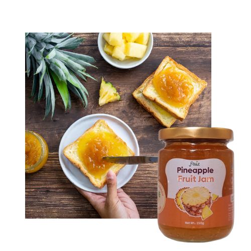 Pineapple Fruit Jam (Totally Natural) (250g)(Faiz)_0