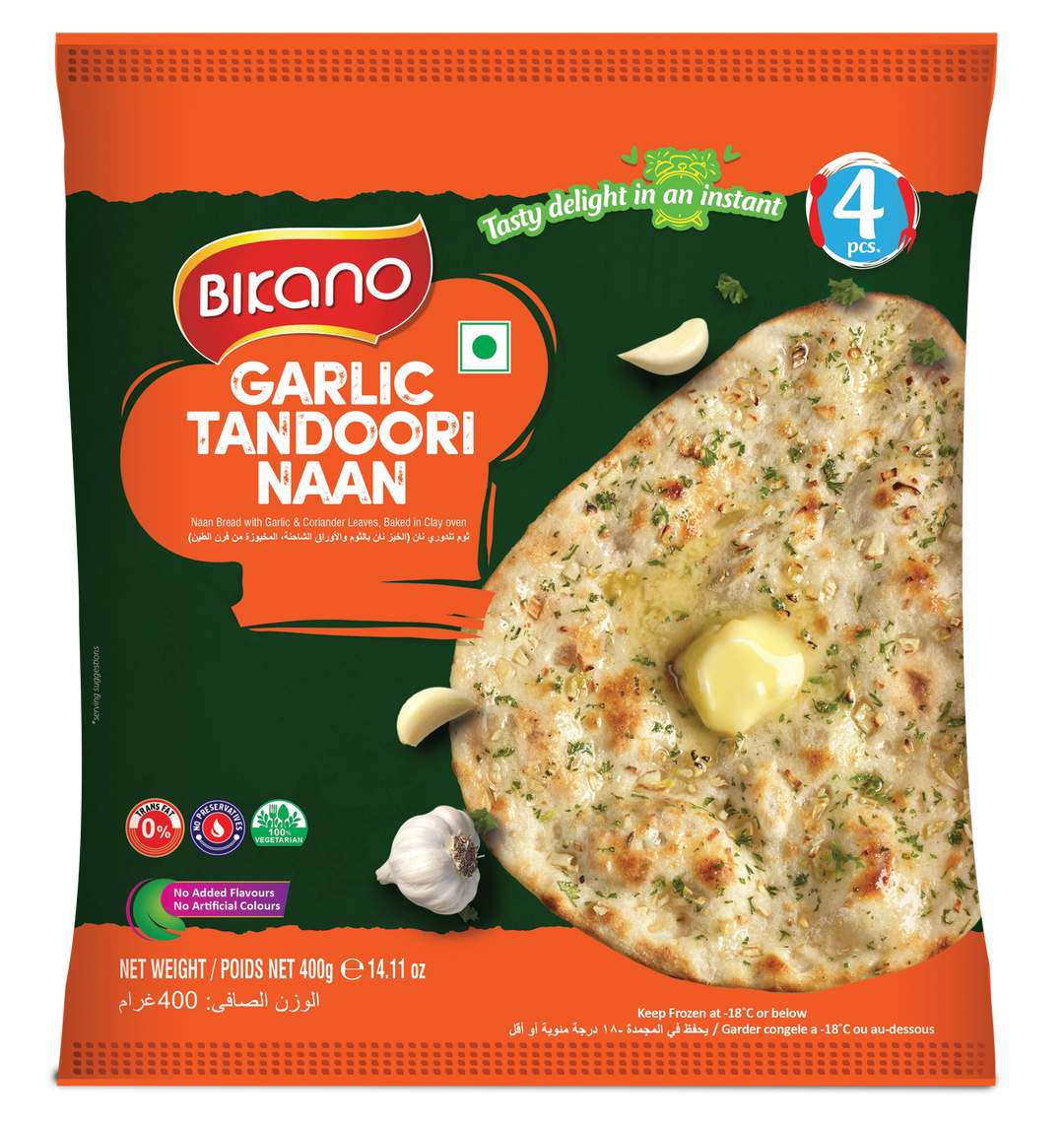 BIKANO Garlic Tandoori Naan 400g