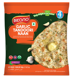 BIKANO Garlic Tandoori Naan 400g