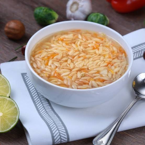 Orzo Soup - شوربة لسان عصفور_0