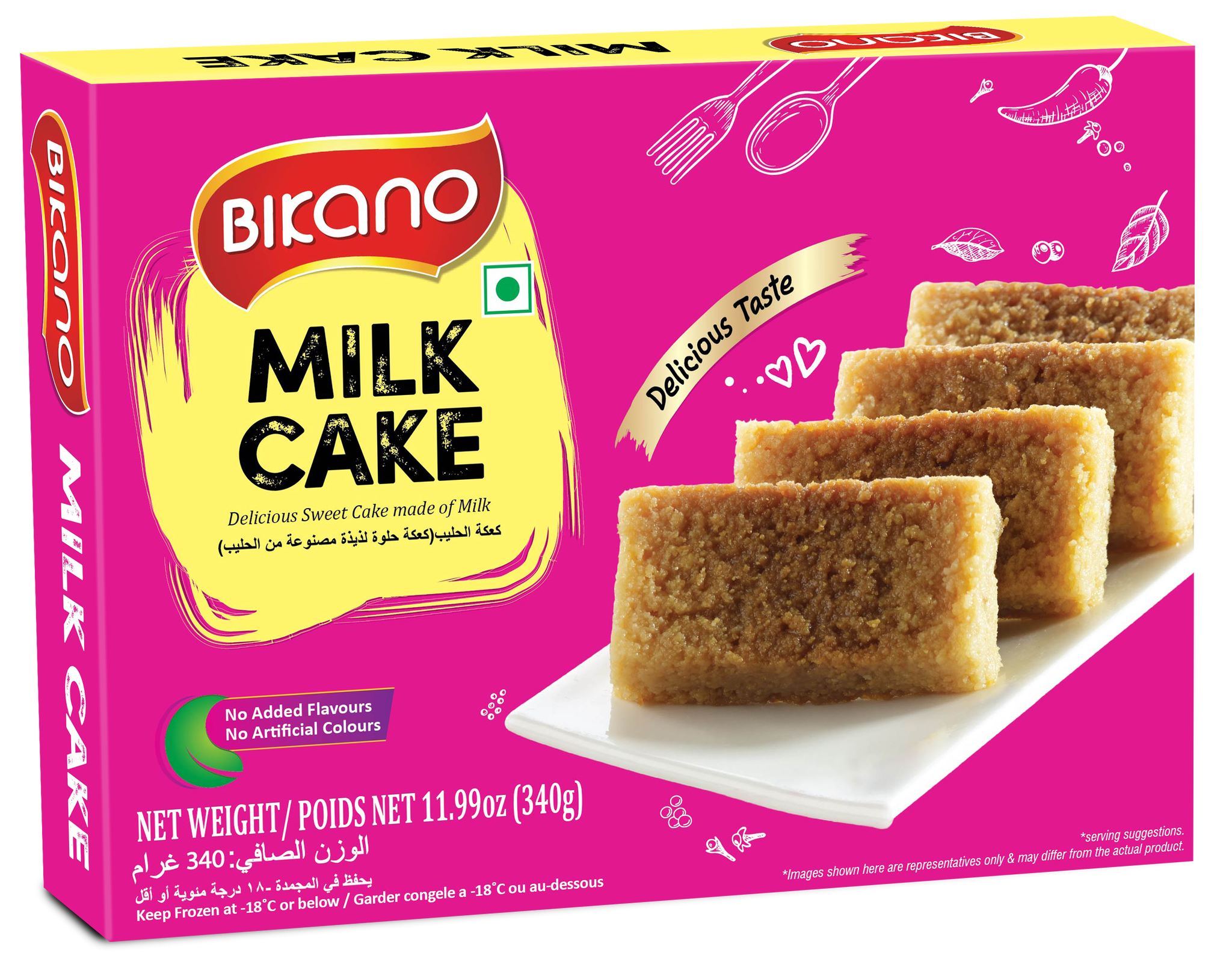 Bikano Milk Cake 340g_0