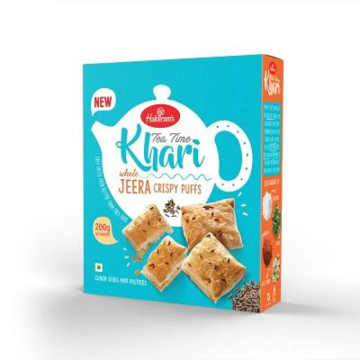 Haldiram's Tea Time Khari - Whole Jeera Crispy Puffs 200g