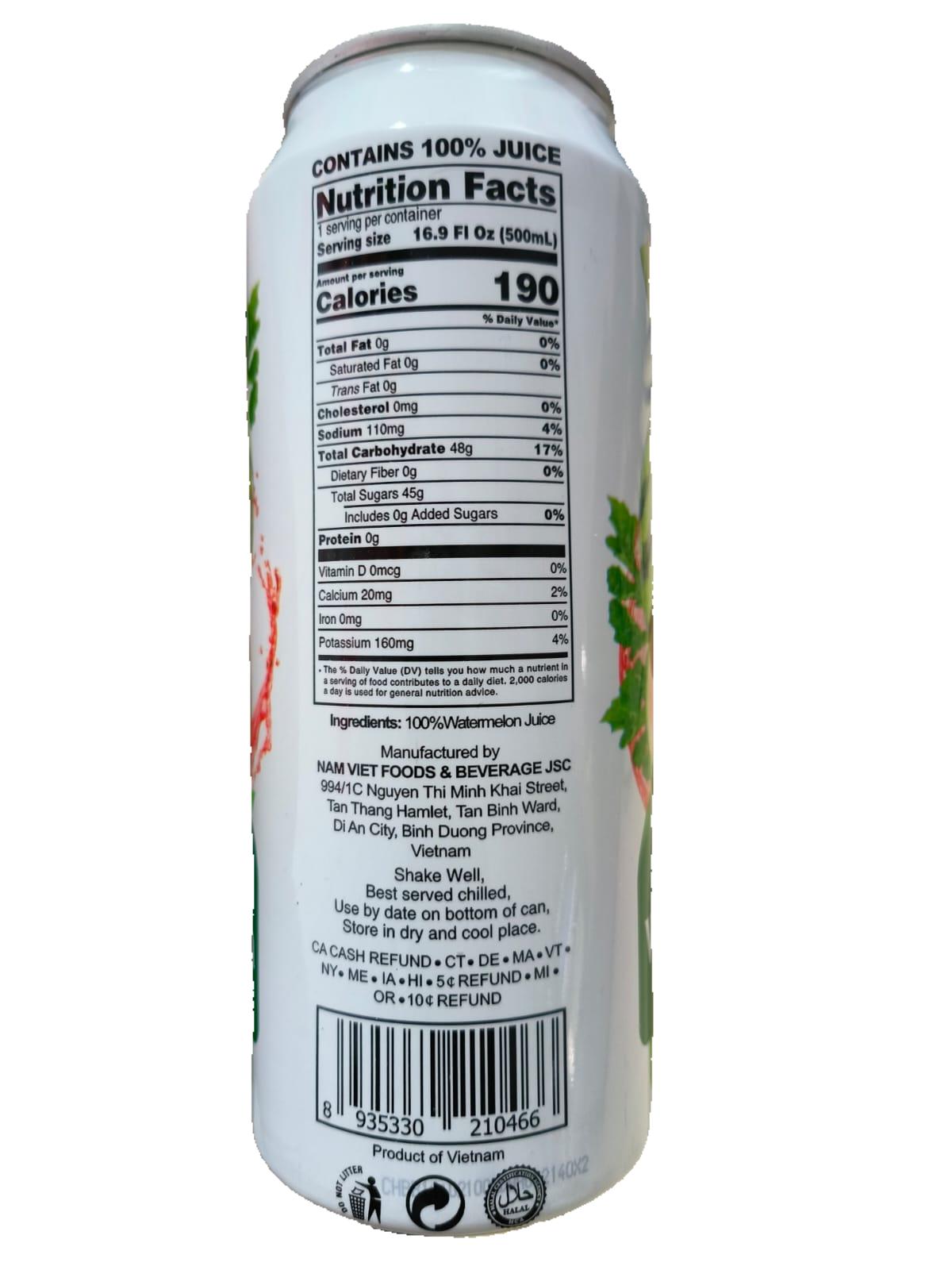WaterMelon Juice 500ML Can_2