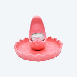 Lunar Glow Candle Stand with Tray