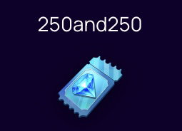 (250+250) =500 💎