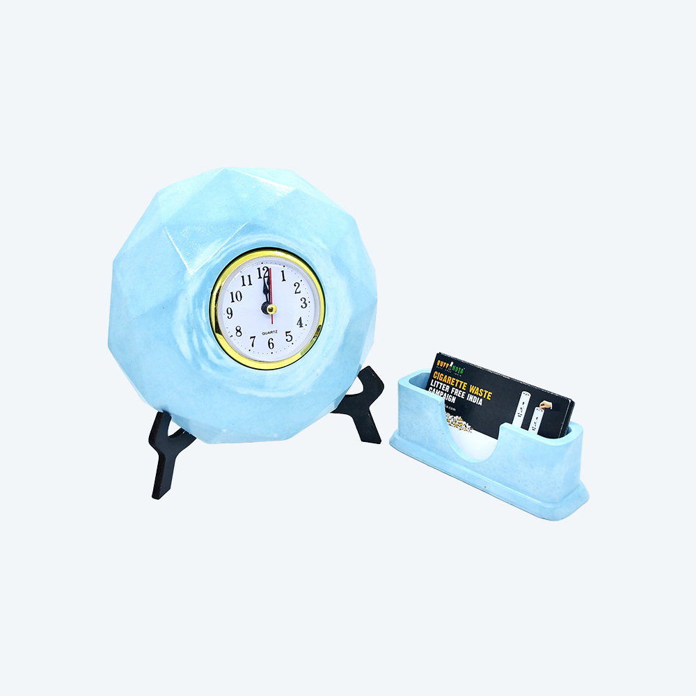 Green Timekeeper & Business Card Buddy_0