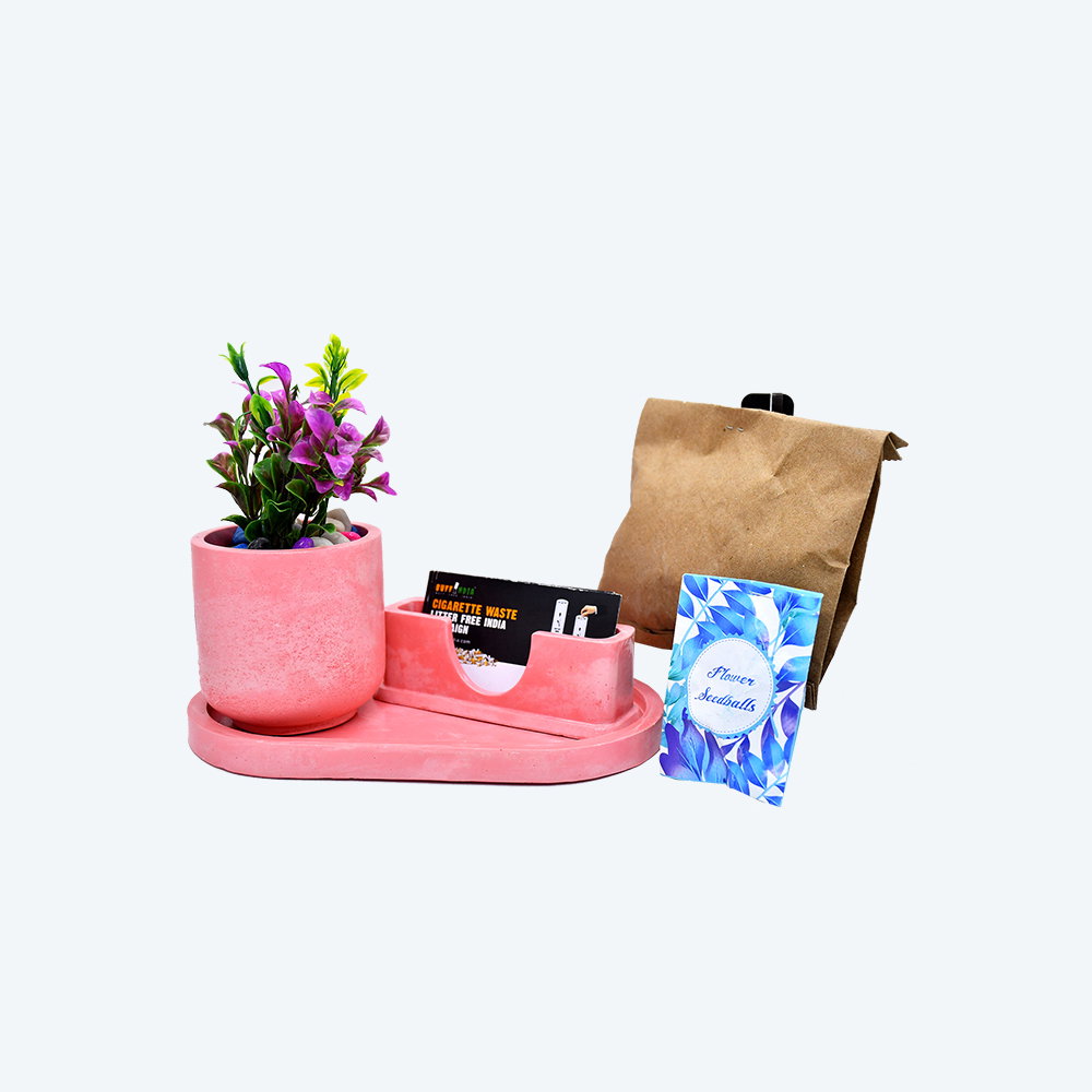 Flourish & Organize Kit [DIY Planter Kit (Oval) and Visiting Card Holder]_2