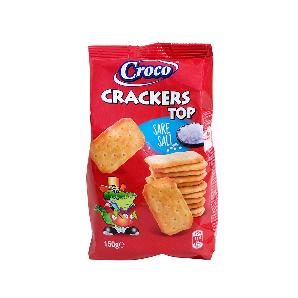 CROCO CRACKER TOP SALTED 150G_0