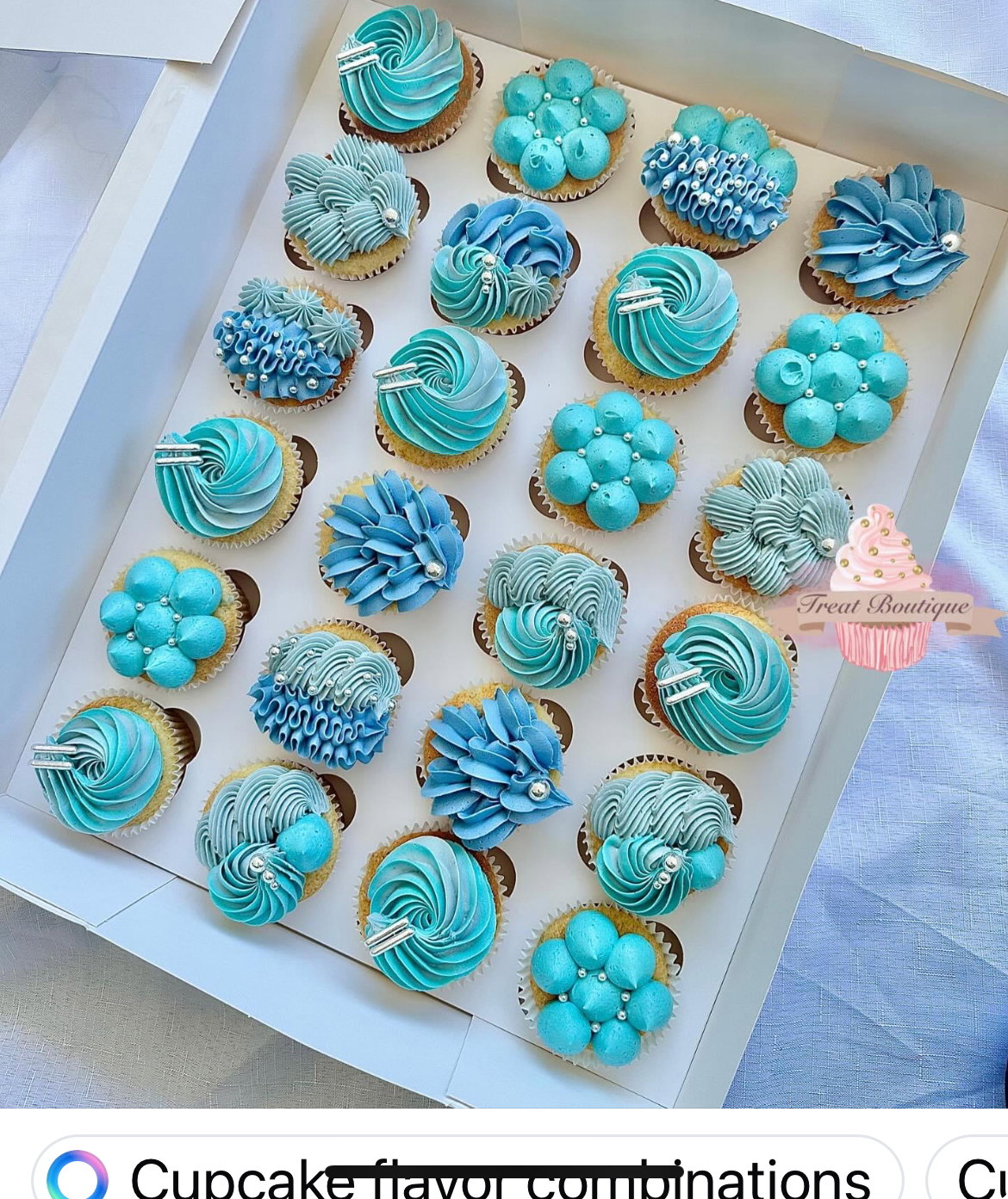Vanilla, Chocolate, Coconut cupcakes set (Buttercream)_2