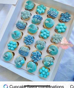 Vanilla, Chocolate, Coconut cupcakes set (Buttercream)