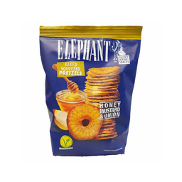 ELEPHANT PRETZELS HONEY MUSTARD & ONION 