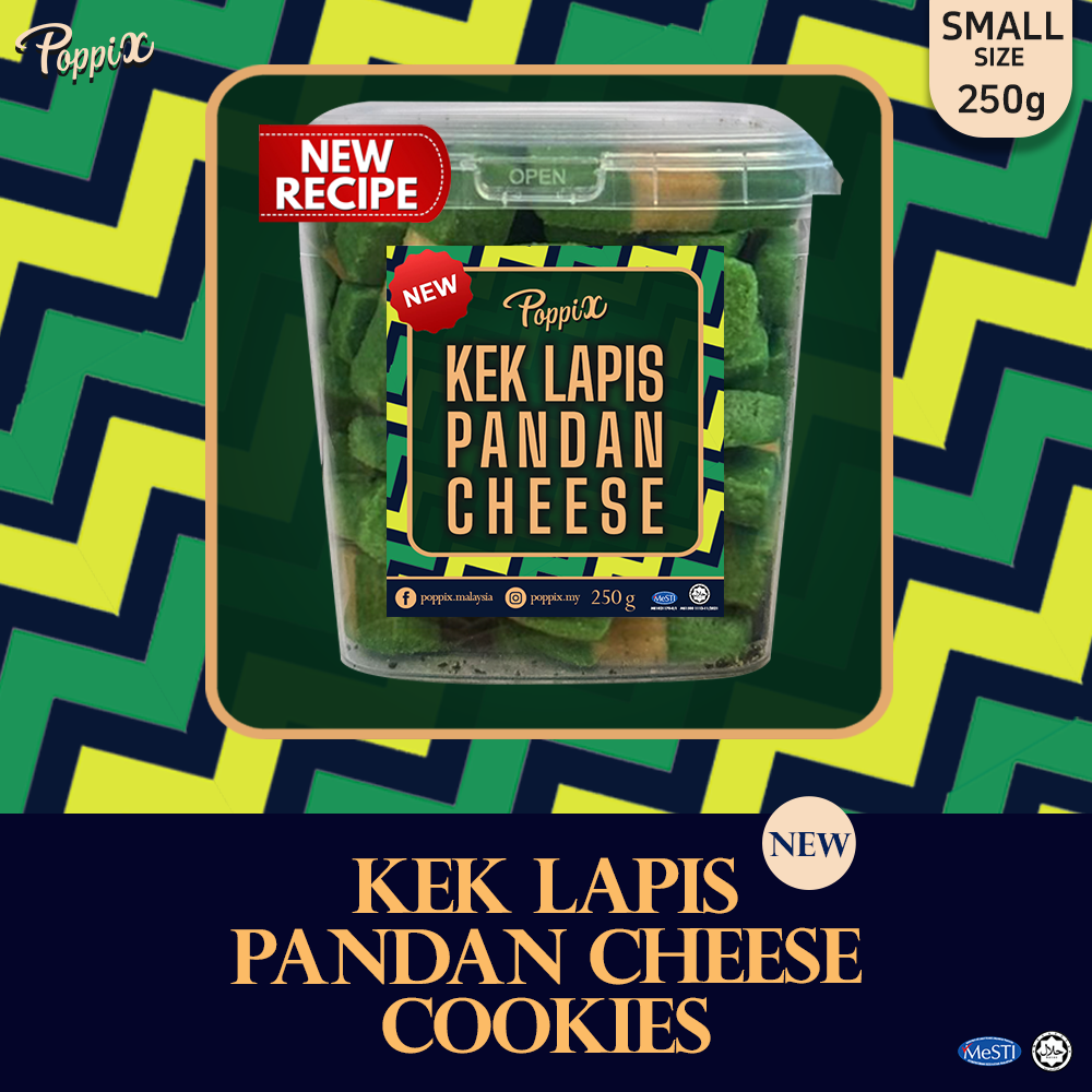 R  Bucket Kek Lapis Pandan Cheese Cookies_0