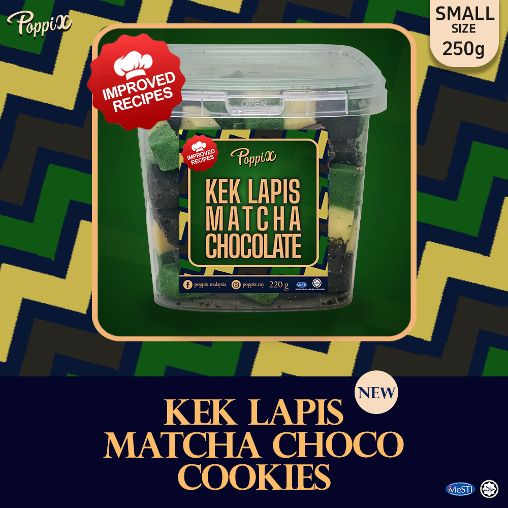 R Bucket Kek Lapis Matcha Choco Cookies