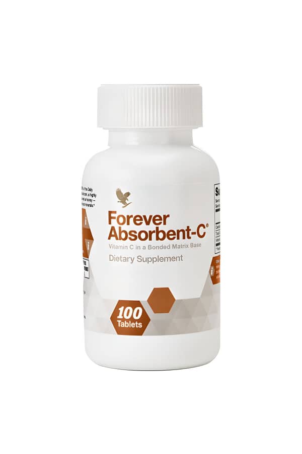 Forever Absorbent-C | Vitamin C in a Bonded Matric Base | Dietary supplement, 100 tablets.