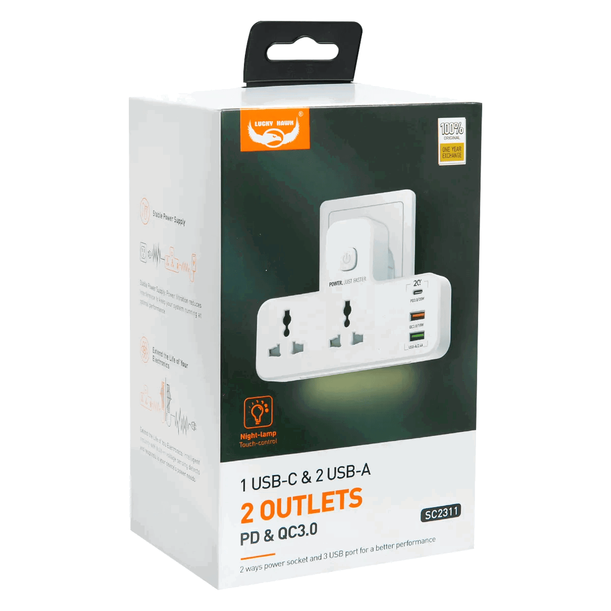Tomadas de Extensão Dupla + 2 usb + 1 typc_2