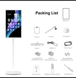 24 inch Smart Interactive Mobile Screen,1080 x 1920 IPS Swivel Screen,10000mAh Battery