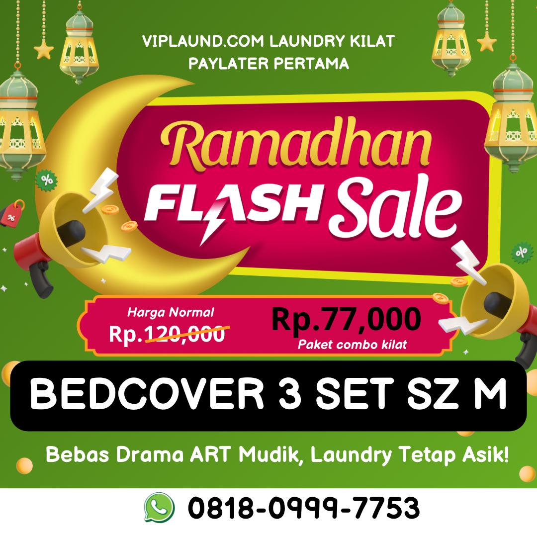 Combo 77rb Bedcover 3 set Medium