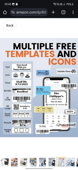 Label Maker Machine with Tape, M100 Bluetooth Label Printer, Versatile App with 1000 Icons and 300 Templates, 2 Inch Address Label Maker for Small Business, Office, Home, School