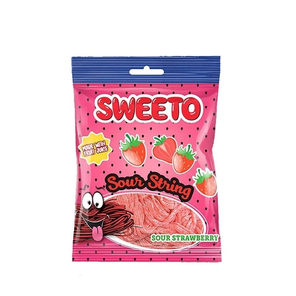 SWEETO SOUER STRING STRAWBERRY 80G_0