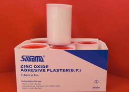 Sugama Zinc Oxide Adhesive Plaster (B.P.) 1 roll 3 inch or 7.5cm x 5m