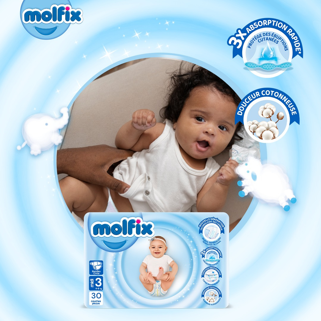 Couche molfix taille 3_4