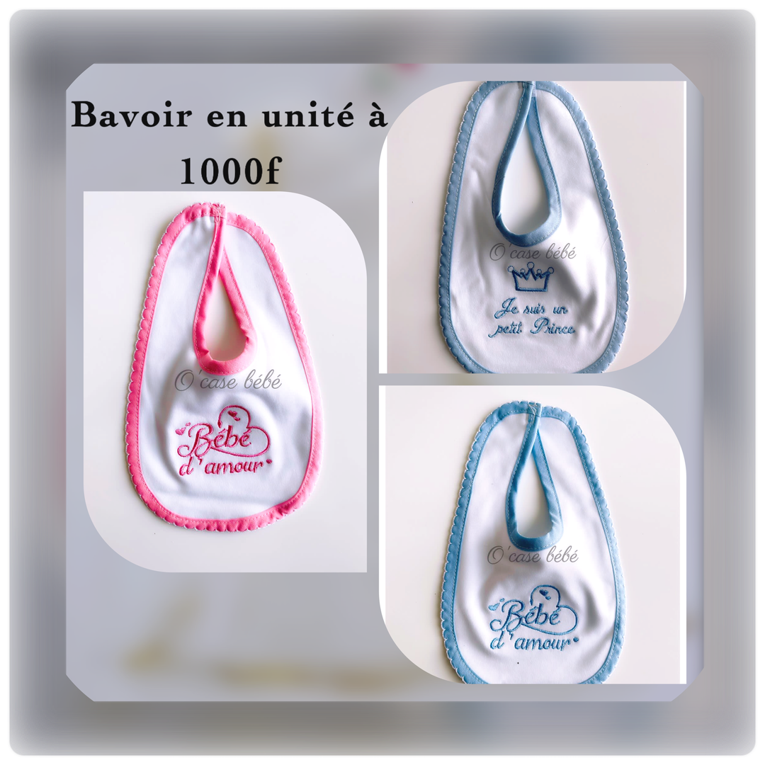 Bavoir petite princesse