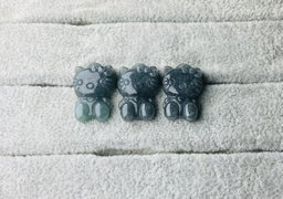 BLUE WATER JADE - HELLO KITTY CHARMS/PENDANT