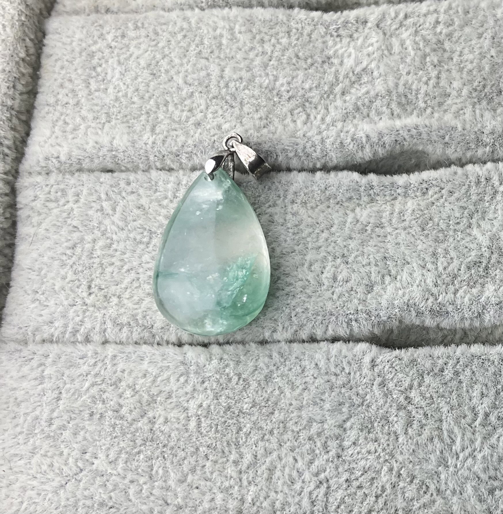 GREEN MUSCOVITE QUARTZ - PENDANT _1