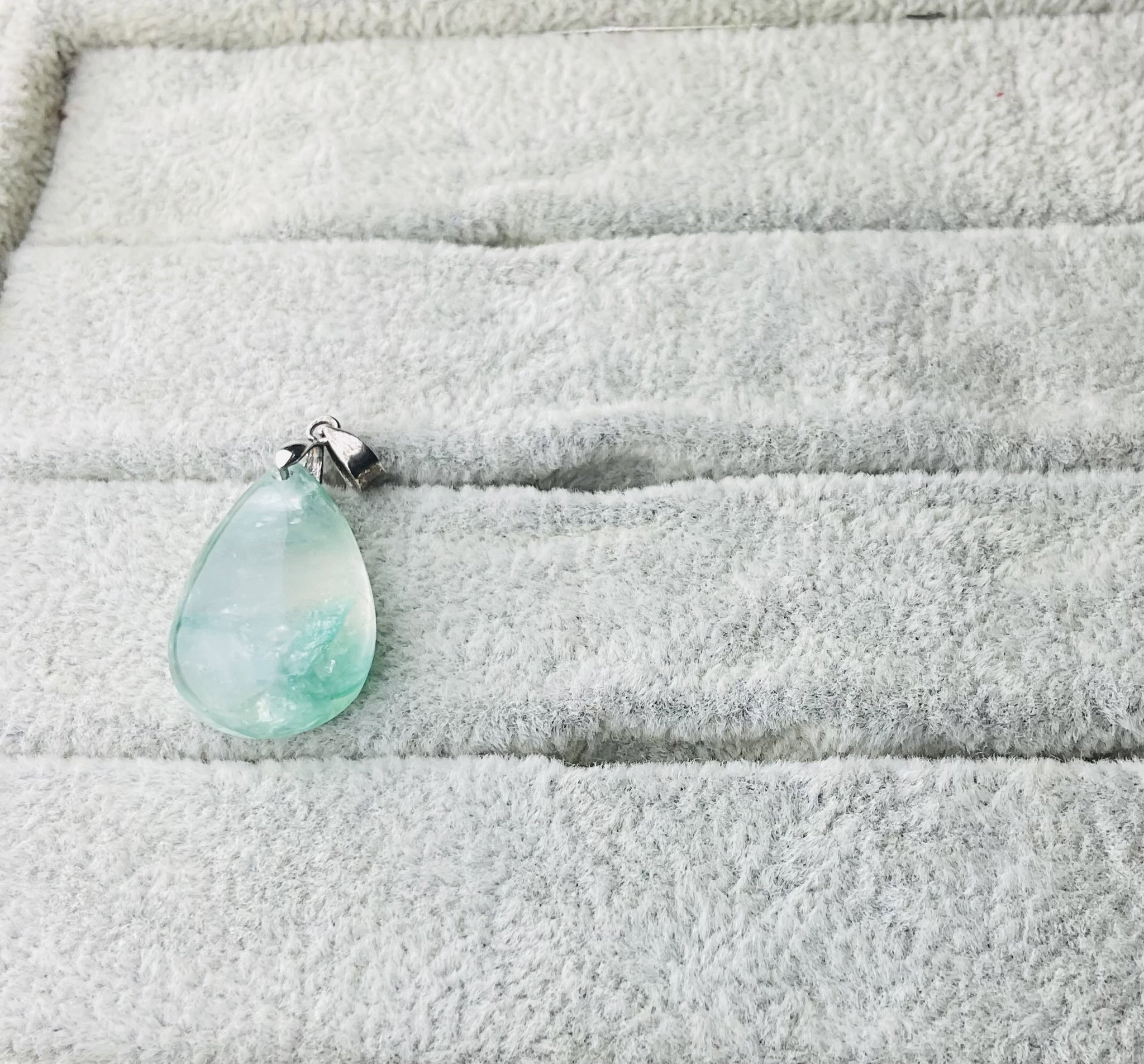 GREEN MUSCOVITE QUARTZ - PENDANT _2