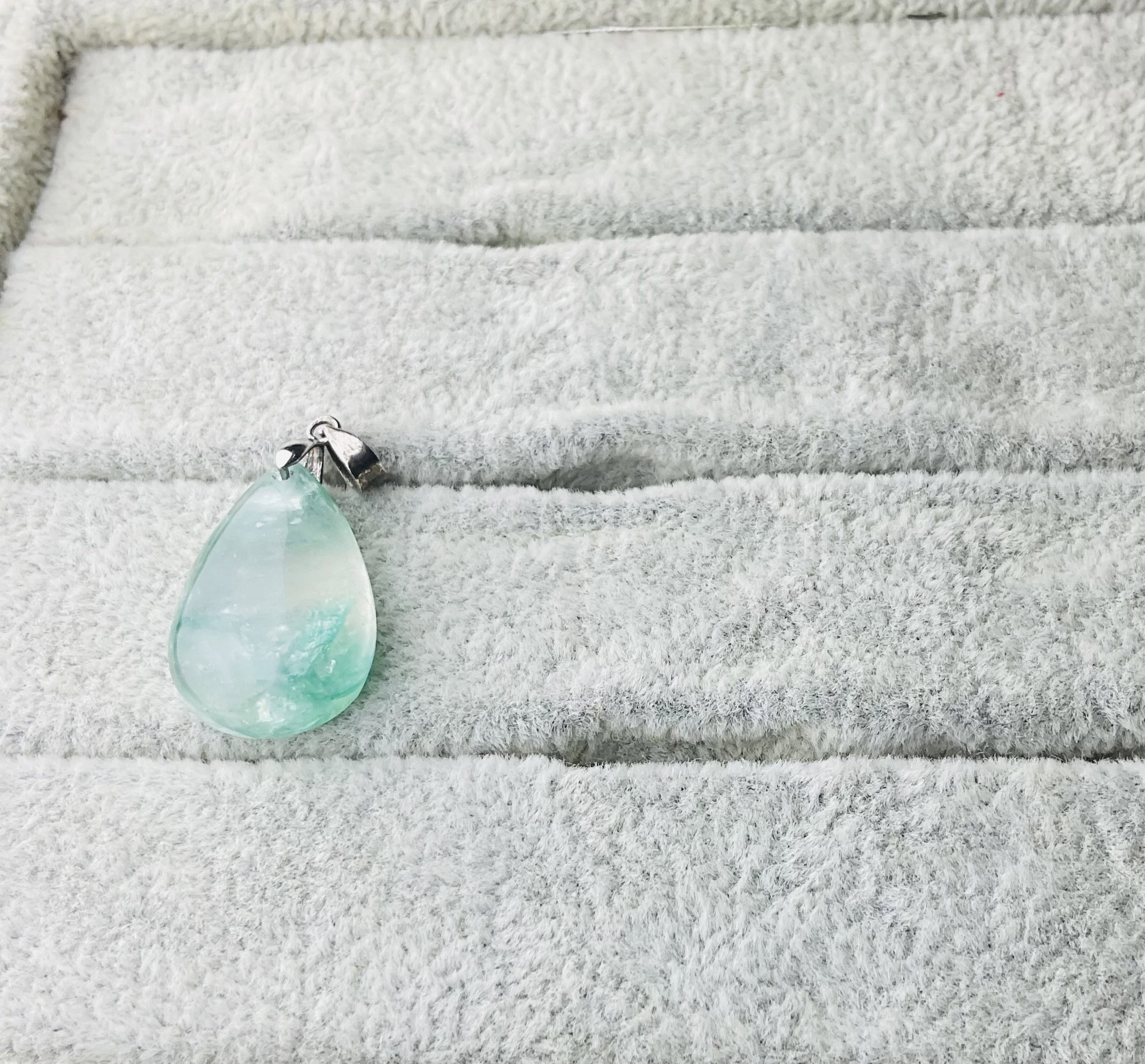 GREEN MUSCOVITE QUARTZ - PENDANT _2