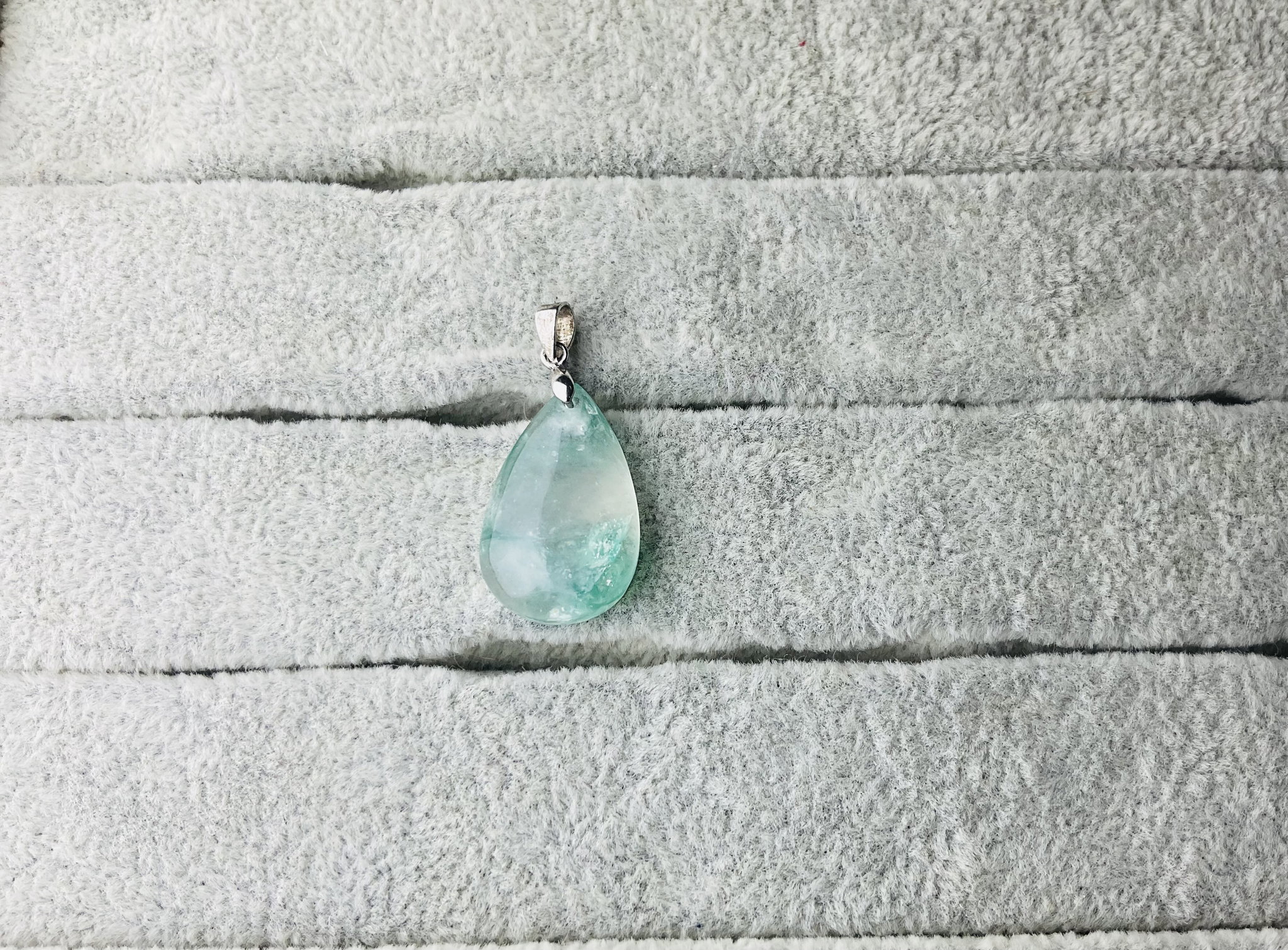 GREEN MUSCOVITE QUARTZ - PENDANT _0