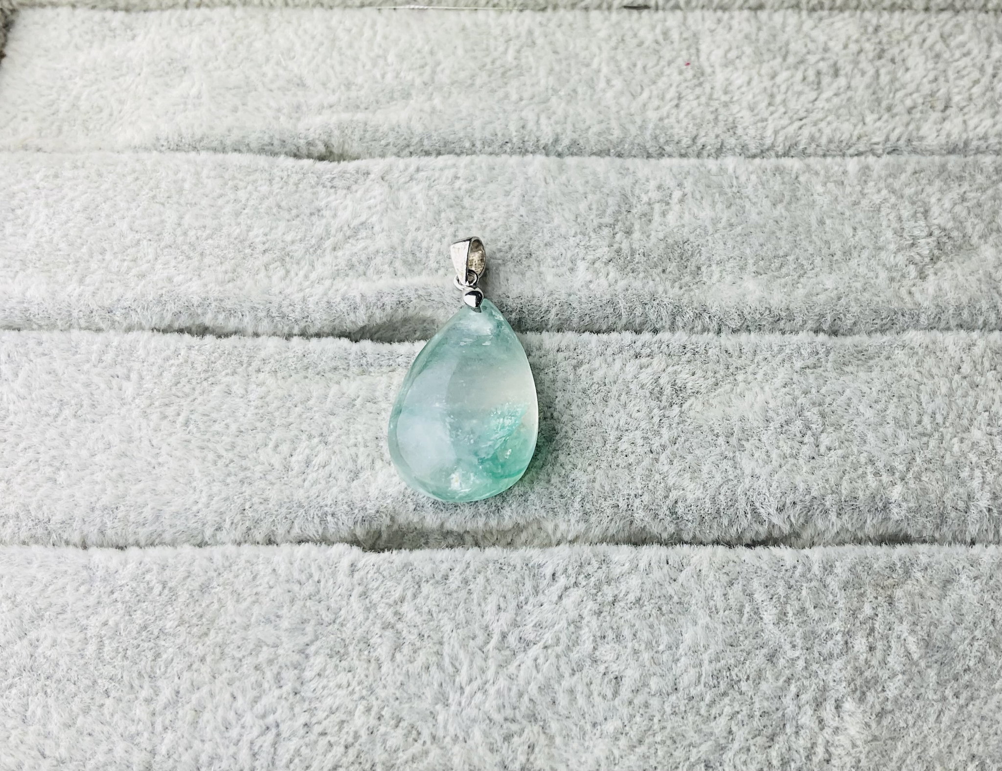 GREEN MUSCOVITE QUARTZ - PENDANT _3