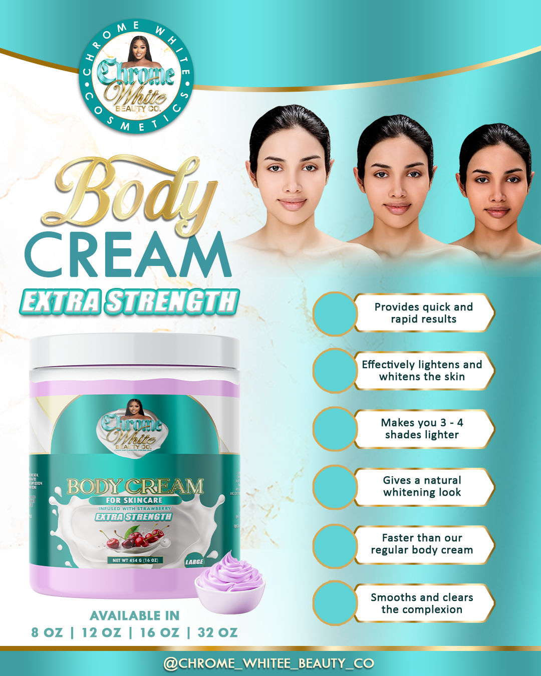 Large XTRA STRENGTH body cream _1