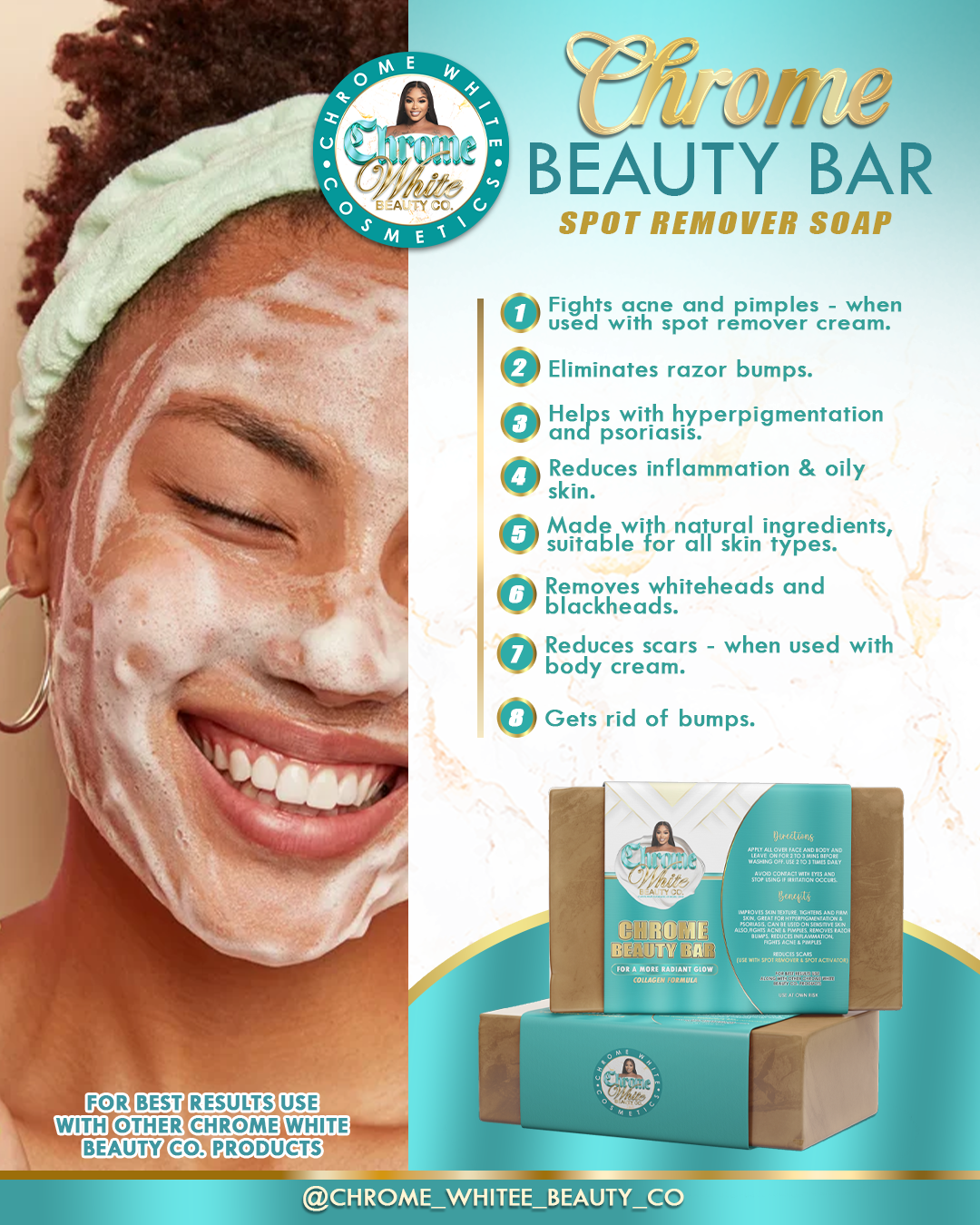 Chrome beauty bar (Spot removal soap)_1