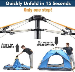 UPGRADE AUTO 2 LAYER CAMP TENT CT40