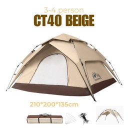 UPGRADE AUTO 2 LAYER CAMP TENT CT40